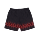 costume pantaloncino uomo flames swimwear BLACK/RED