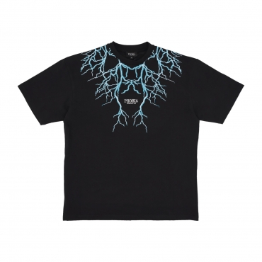 maglietta uomo lightning tee BLACK/LIGHTBLUE