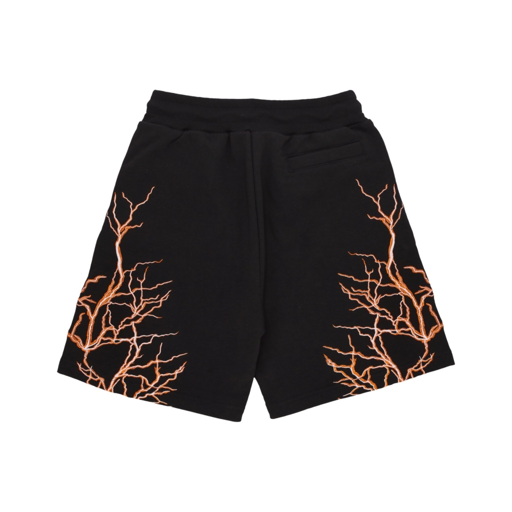 pantalone corto tuta uomo lightning shorts BLACK/ORANGE