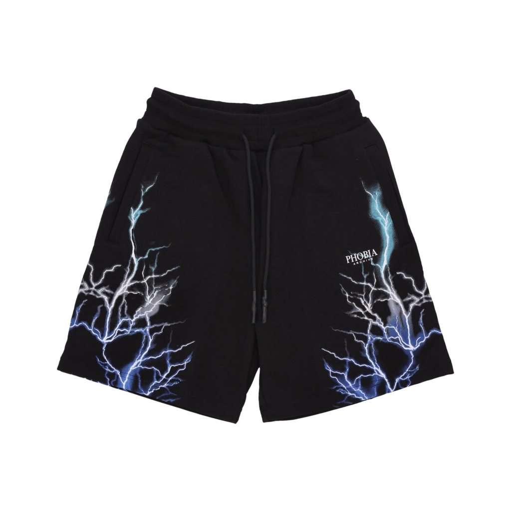 pantalone corto tuta uomo lightning shorts BLACK/BLUE/GREY/LIGHTBLUE