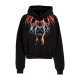 felpa leggera cappuccio donna lightning crop hoodie BLACK/RED/GREY/ORANGE