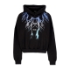 felpa leggera cappuccio donna lightning crop hoodie BLACK/BLUE/GREY/LIGHTBLUE