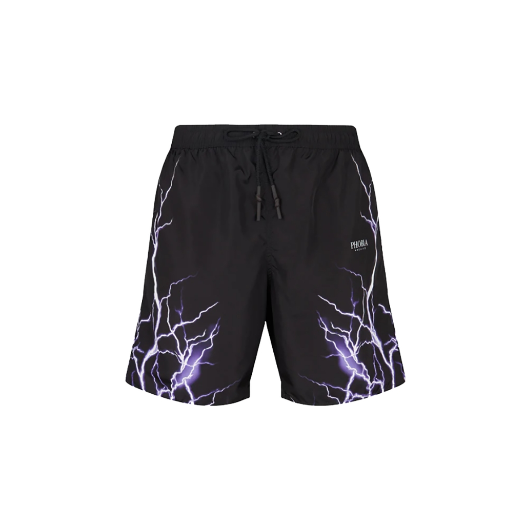 costume pantaloncino uomo lightning swimwear BLACK/PURPLE