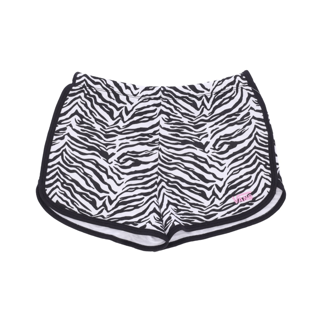 pantalone corto tuta felpato ragazza zebra daze sas short WHITE