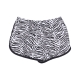 pantalone corto tuta felpato ragazza zebra daze sas short WHITE