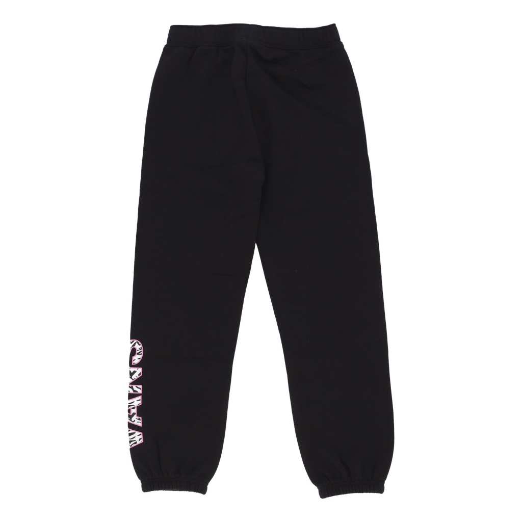 pantalone tuta felpato ragazza zebra daze sweatpant BLACK