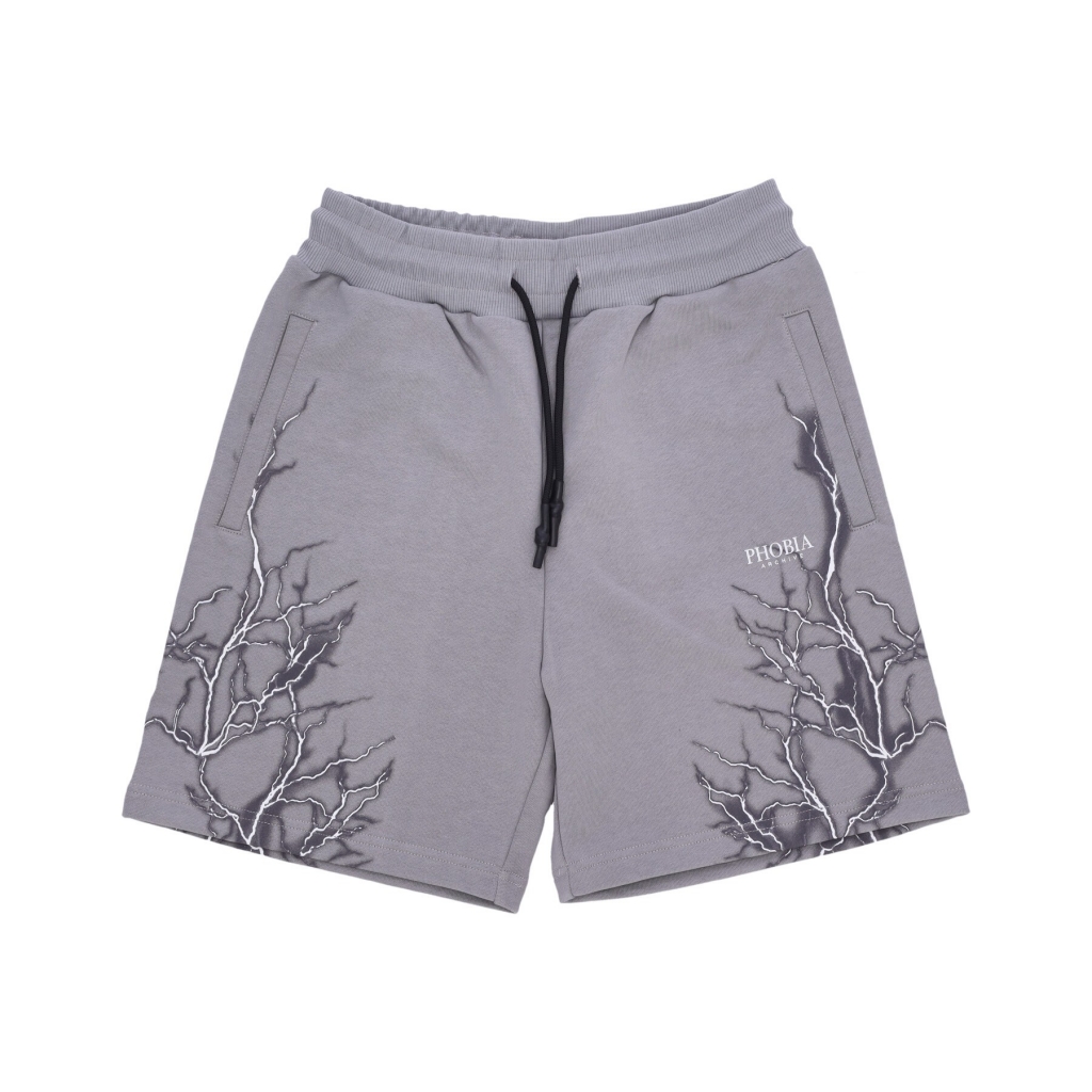 pantalone corto tuta uomo lightning shorts GREY/GREY