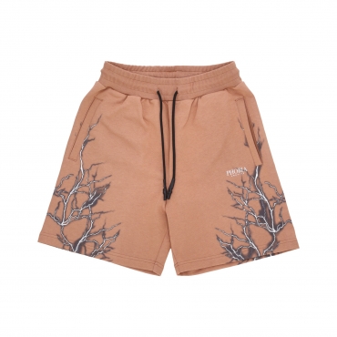 pantalone corto tuta uomo lightning shorts TERRACOTTA/GREY