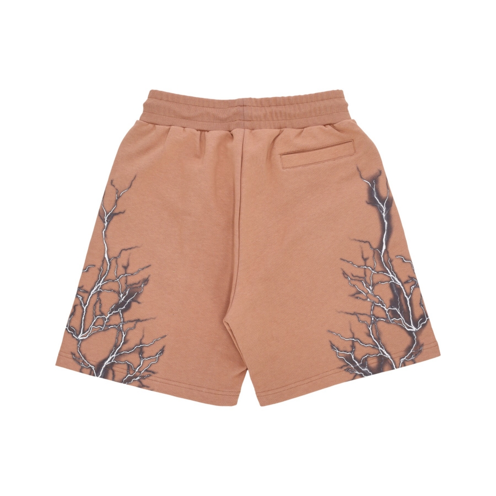 pantalone corto tuta uomo lightning shorts TERRACOTTA/GREY