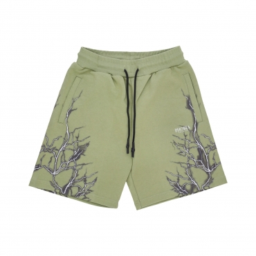 pantalone corto tuta uomo lightning shorts GREEN/GREY