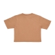 maglietta donna lightning crop tee TERRACOTTA/GREY