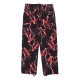 pantalone lungo uomo lightning cargo pants BLACK/RED