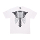 maglietta uomo skeleton print tee OFF WHITE/BLACK