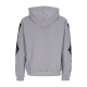 felpa leggera cappuccio uomo skeleton print hoodie GREY/WHITE