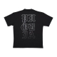 maglietta uomo mouth print tee BLACK/WHITE