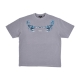 maglietta uomo scorpion print tee GREY/LIGHT BLUE