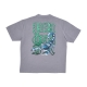 maglietta uomo scorpion print tee GREY/LIGHT BLUE