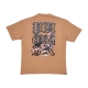 maglietta uomo scorpion print tee TERRACOTTA/GREY