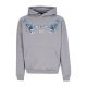 felpa leggera cappuccio uomo scorpion hoodie GREY/PETROLEUM