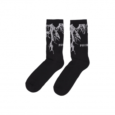 calza media uomo lightning socks BLACK/GREY