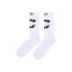 calza media uomo mouth socks WHITE/BLACK