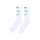 calza media uomo mouth socks WHITE/LIGHTBLUE