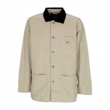 giacca workwear uomo duck canvas summer chore coat DESERT SAND