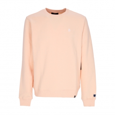 felpa leggera girocollo uomo mlb lc emb helix base runner crew dettig PEACH