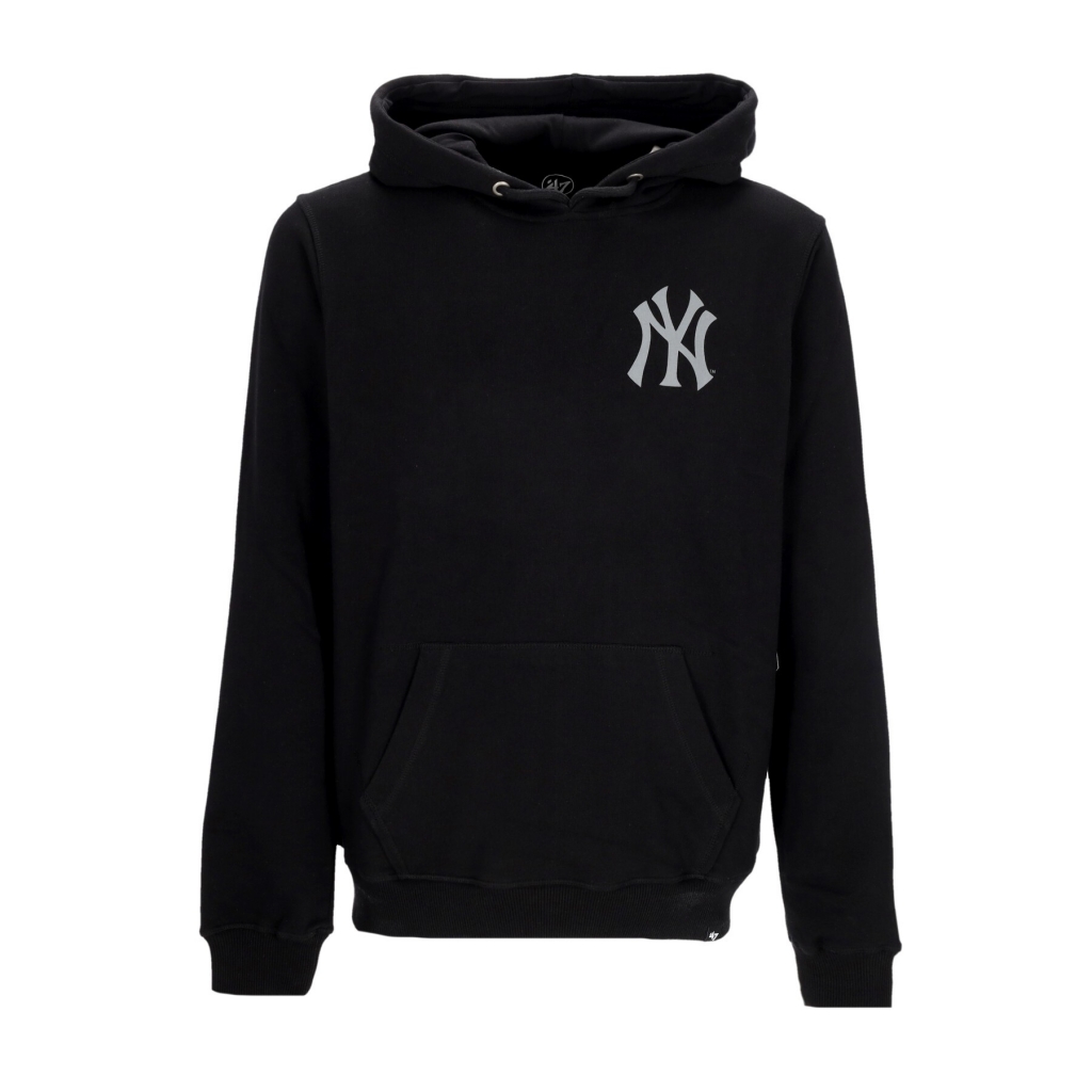 felpa leggera cappuccio uomo mlb imprint lc backer helix hoodie neyyan JET BLACK