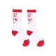 calza media uomo everyday plus cushioned crew socks WHITE/UNIVERSITY RED