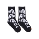 calza media uomo everyday essentials crew sock BLACK/SAFETY ORANGE