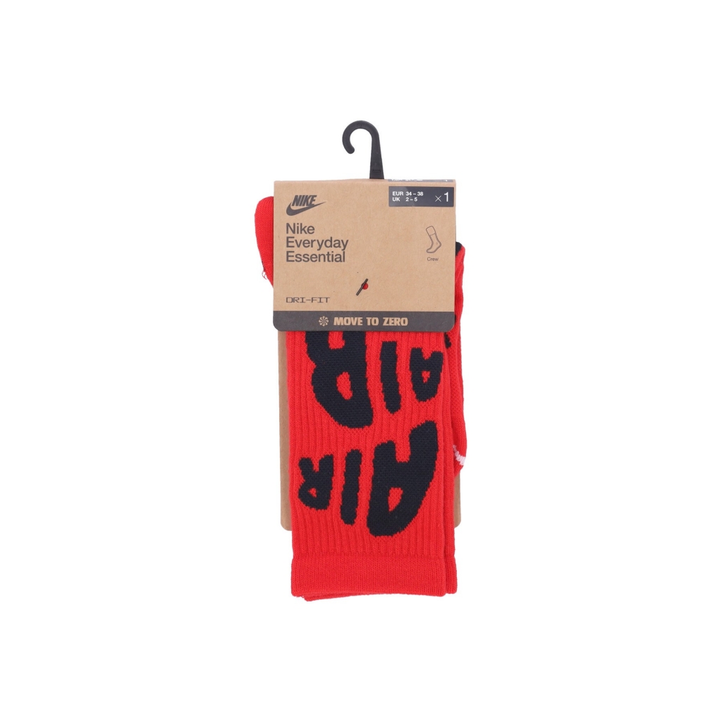 calza media uomo everyday essentials crew sock UNIVERSITY RED/WHITE