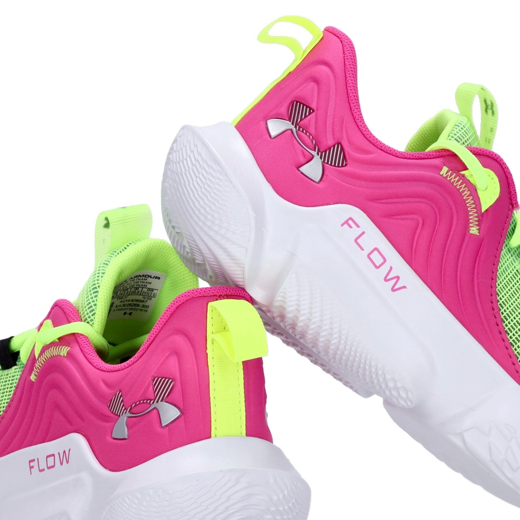 scarpa basket uomo flow futr x2 mm LIME SURGE/REBEL PINK