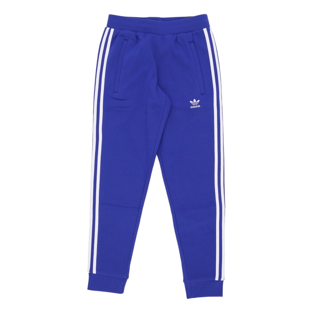 pantalone tuta felpato uomo 3-stripes pant SEMI LUCID BLUE