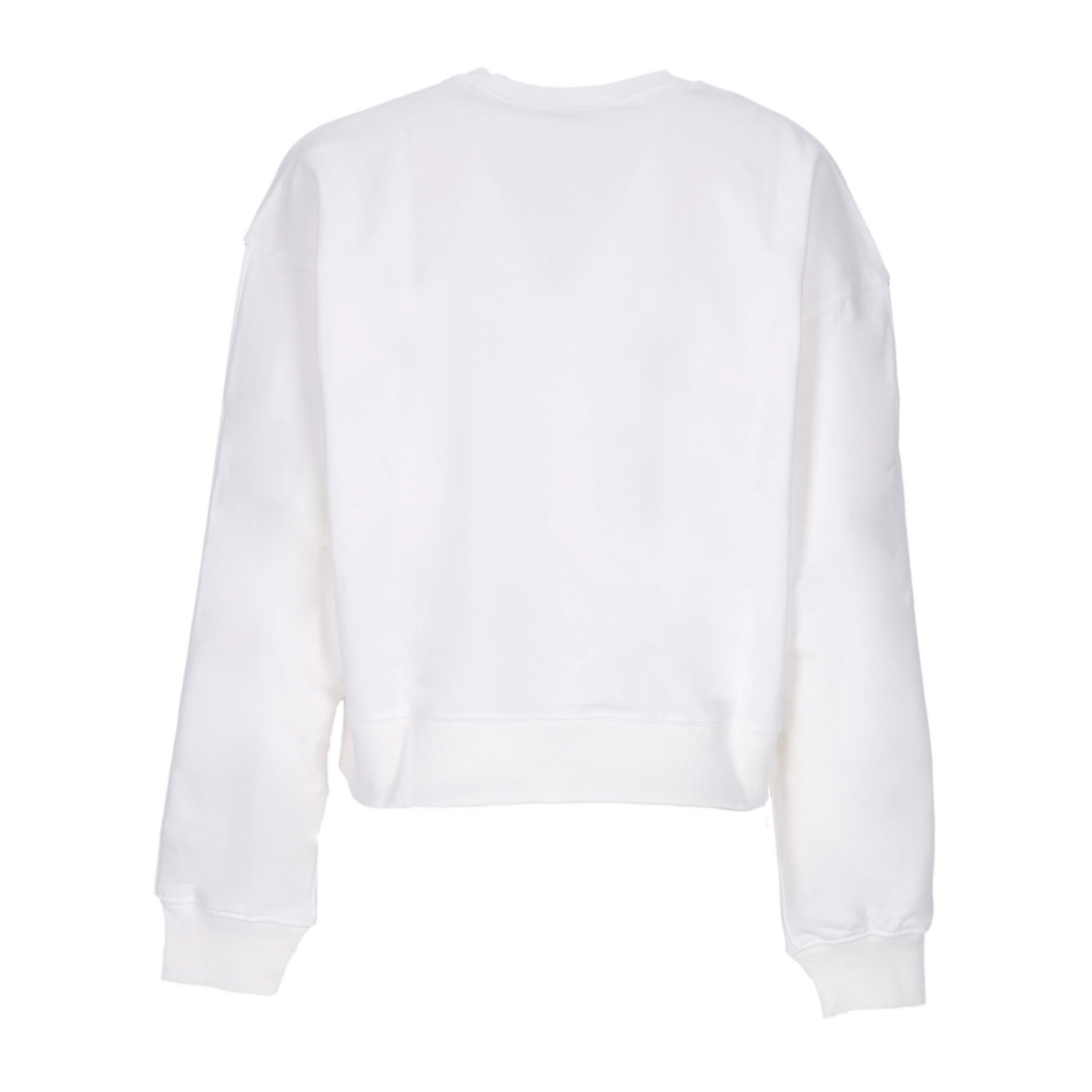 felpa leggera girocollo donna adicolor sweatshirt WHITE