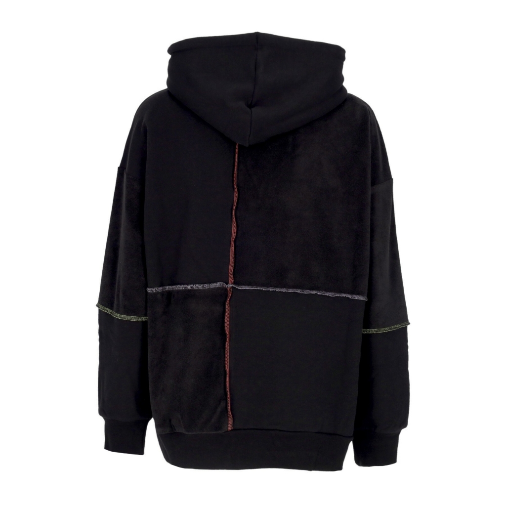 felpa leggera cappuccio donna hoodie x the ragged priest BLACK