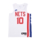 canotta basket uomo nba hwc 22 dri-fit swingman jersey no 10 ben simmons bronet WHITE