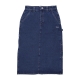 gonna donna juniper midi skirt STONEWASH INDIGO