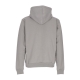 felpa leggera cappuccio uomo lightning print hoodie GREY/GREY