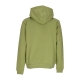 felpa leggera cappuccio uomo lightning print hoodie GREEN/GREY