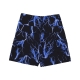 pantalone corto uomo all over lightning cargo shorts BLACK/BLUE