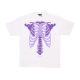 maglietta uomo skeleton print tee OFF WHITE/PURPLE