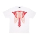 maglietta uomo skeleton print tee OFF WHITE/RED