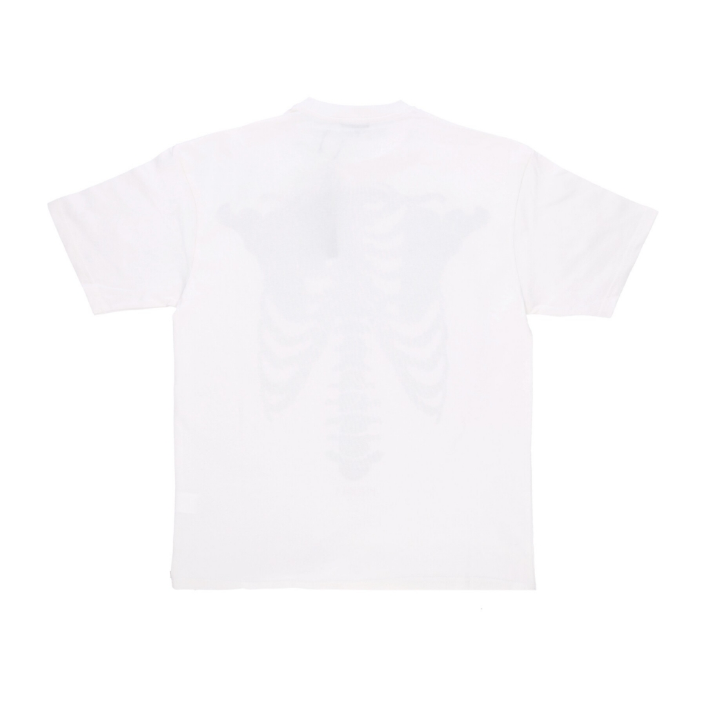 maglietta uomo skeleton print tee OFF WHITE/RED