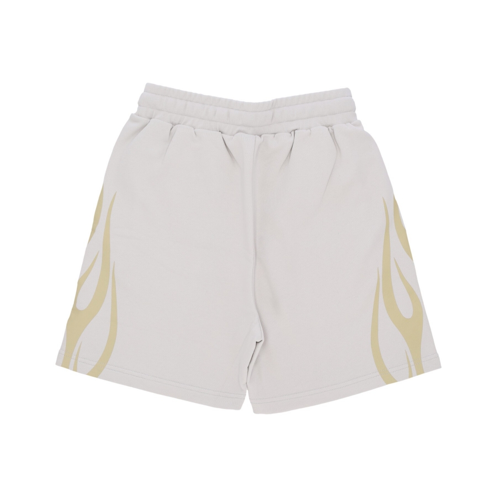 pantalone corto tuta uomo flames shorts LUNAR ROCK/OFF WHITE