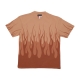 maglietta uomo double flame tee TERRACOTTA