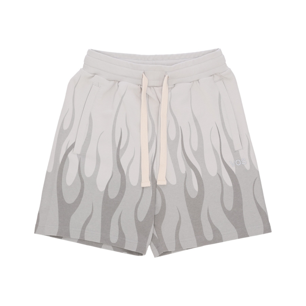 pantalone corto tuta uomo double flames shorts LUNAR ROCK