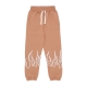 pantalone tuta leggero uomo embroidery flame pants TERRACOTTA