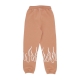 pantalone tuta leggero uomo embroidery flame pants TERRACOTTA