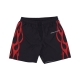 costume pantaloncino uomo tribal flame swimwear BLACK/RED